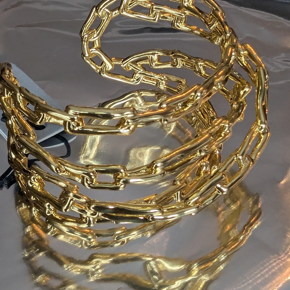 Alexis Bittar Gold Chain Link Bracelet - NWT